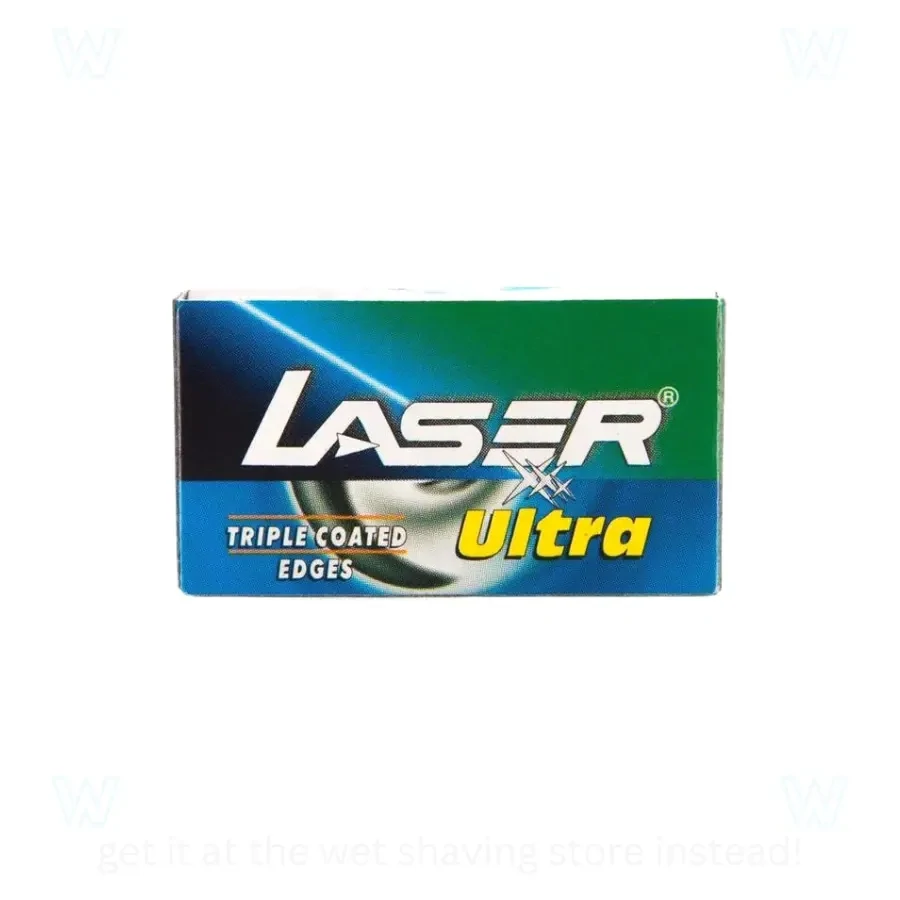 Laser Ultra Triple Coated Edges Razor Blades, 10 Count