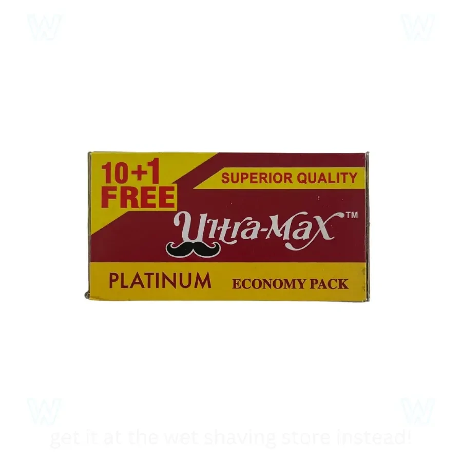 Ultra-Max Platinum Edges Razor Blades, 10 Count