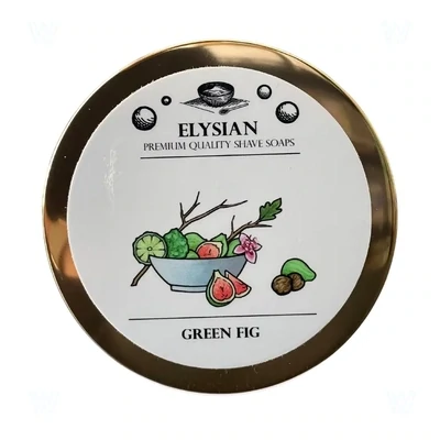 Elysian Soap Green Fig Artisan Shave Soap