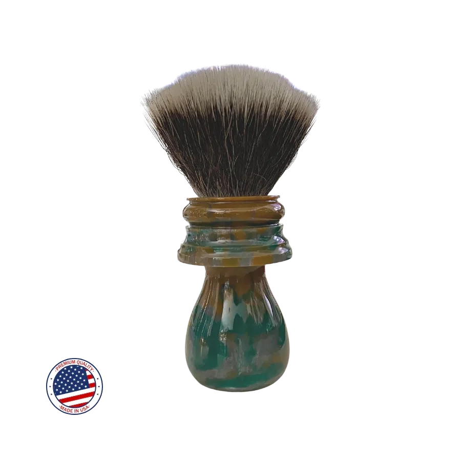 Shave Dad Limited Edition Commando Hand-Turned Shaving Brush - Premium Synthetic G5C Knot by Nameless Shave Worx