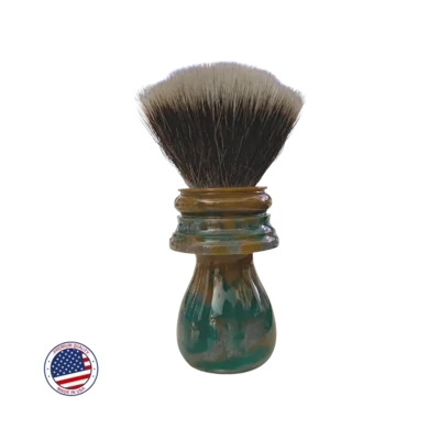 Shave Dad Limited Edition Commando Hand-Turned Shaving Brush - Premium Synthetic G5C Knot by Nameless Shave Worx