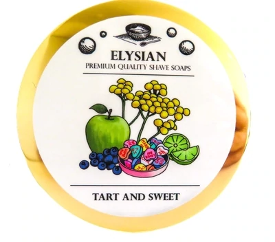 Elysian Soap Tart and Sweet Artisan Shave Soap