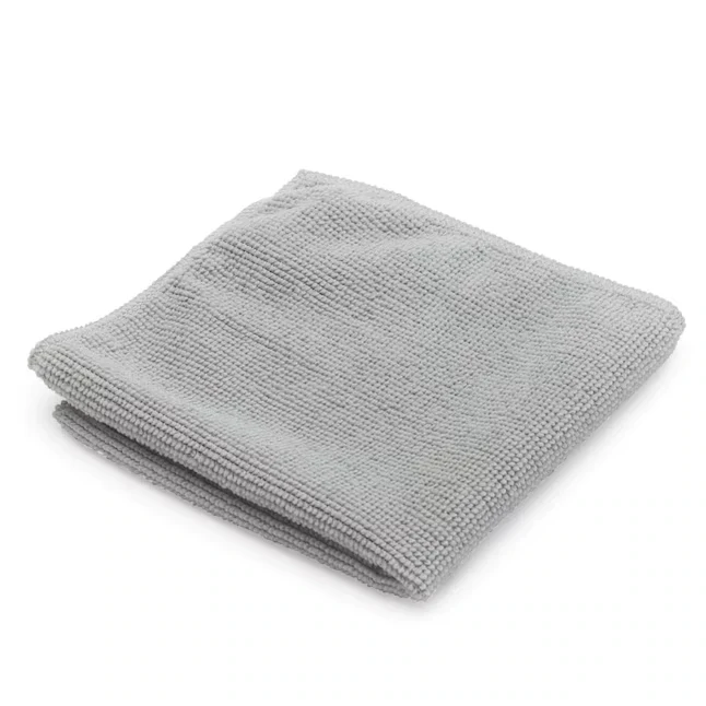 Gray Multi-Purpose Microfiber Towel for Polishing, Cleaning, Wiping