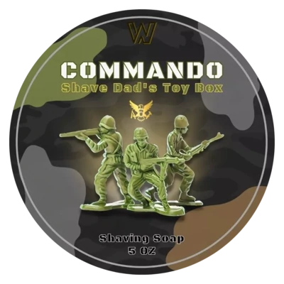 Shave Dad Commando Premium Artisan Shave Soap by Strike Gold Shave