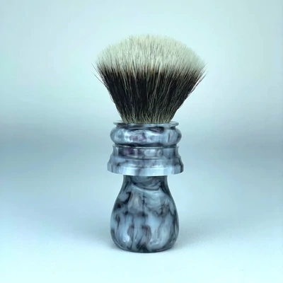 Nameless Workx 24-0003 Hand-Turned Shaving Brush - Premium Synthetic G5C Knot