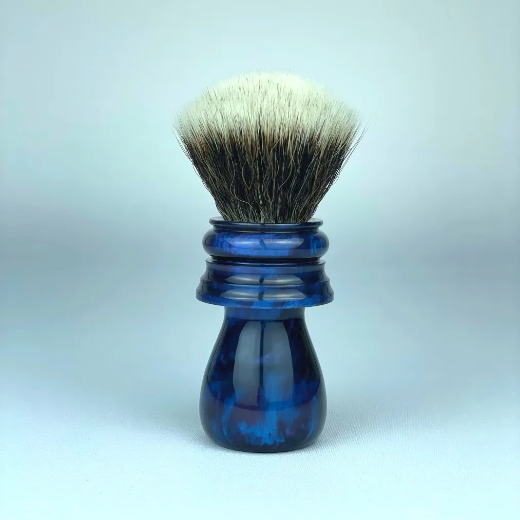 Nameless Workx 24-0005 Hand-Turned Shaving Brush - Premium Synthetic G5C Knot