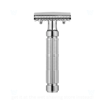 Fine Accoutrements DE5 Double Edge Safety Razor with 5 Feather Blades