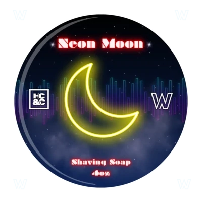 HC&C x The Wet Shaving Store Neon Moon Premium Artisan Shave Soap