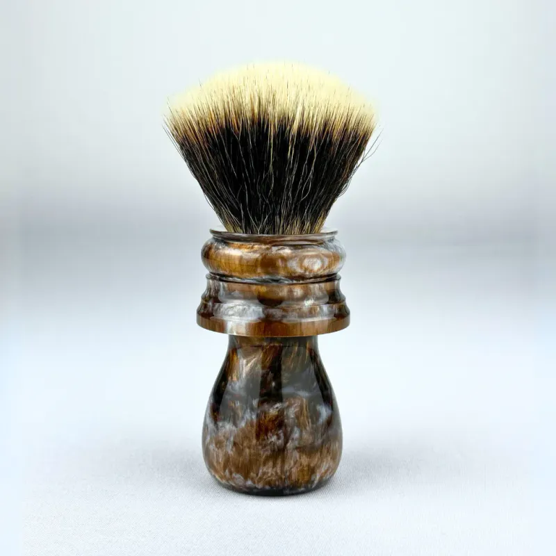 Nameless Workx 24-0021 Hand-Turned Shaving Brush - Premium Synthetic G5C Knot