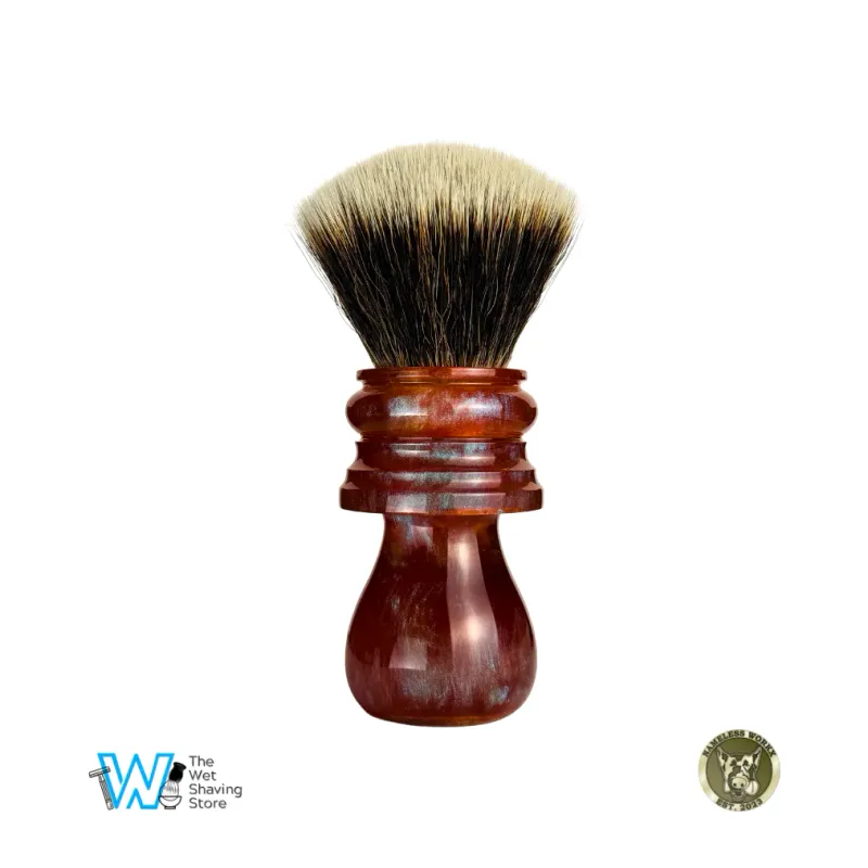 Nameless Workx 25-0001 Hand-Turned Shaving Brush - Premium Synthetic G5C Knot