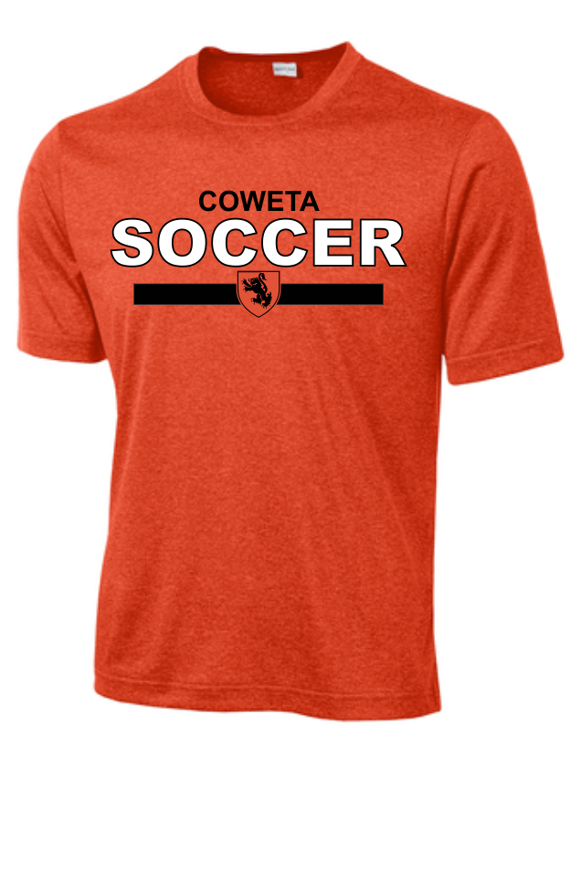 Sport-Tek® Heather Contender™ Tee "SOCCER"