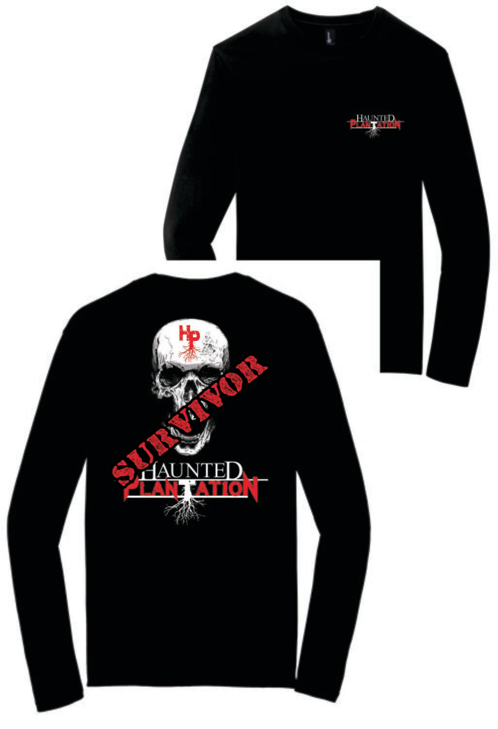 HAUNTED PLANTATION :
64400 - Gildan Softstyle® Long Sleeve T-Shirt