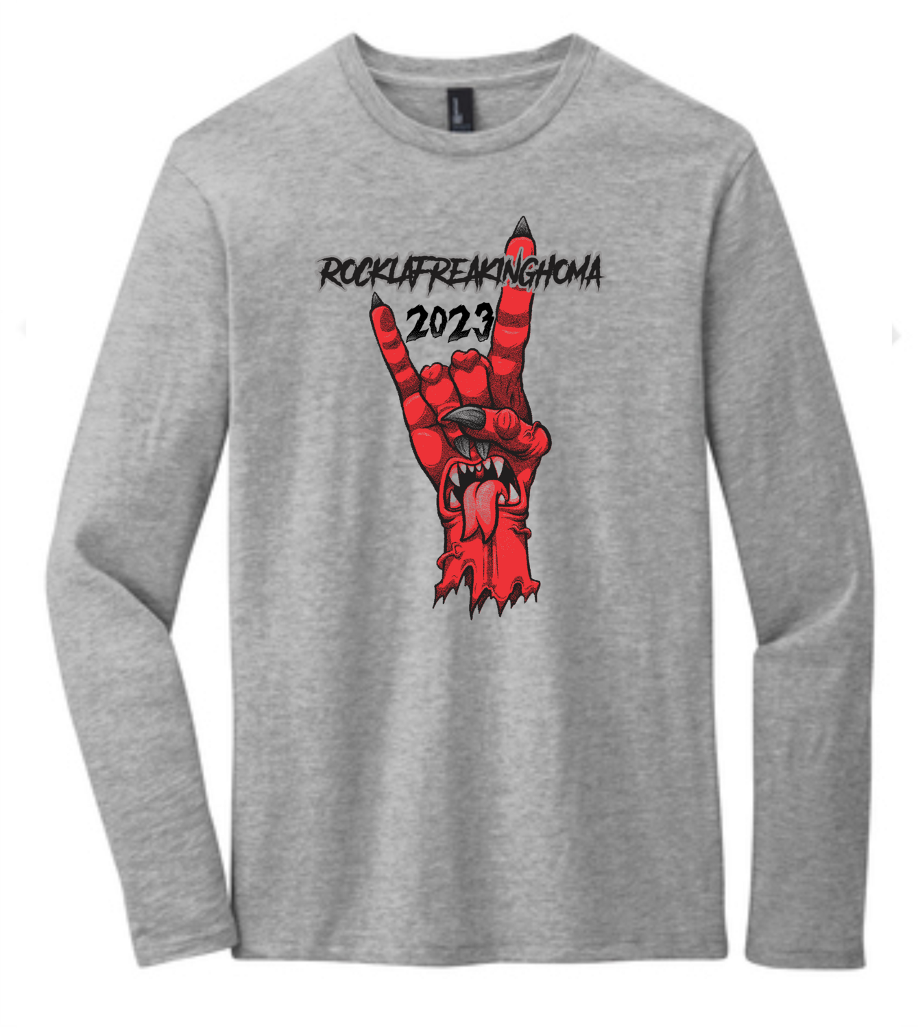 "Demon Hand" DT6200 - District ® Very Important Tee ® Long Sleeve