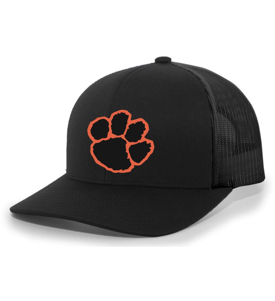 104C PACIFIC HEADWEAR TRUCKER SNAPBACK CAP - 3D LOGO EMBROIDERY