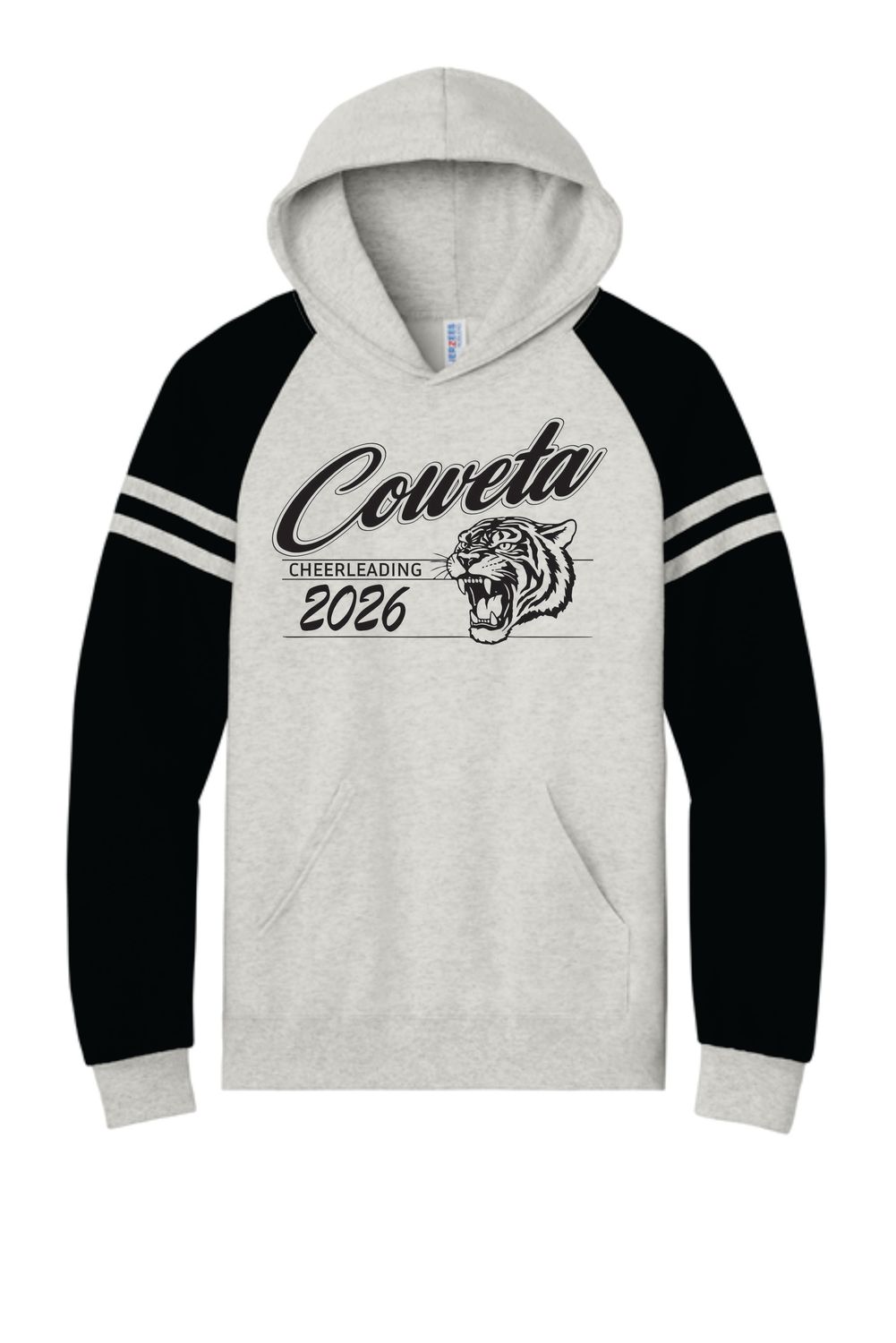 Jerzees® Unisex NuBlend® Varsity Colorblock Hooded Sweatshirt