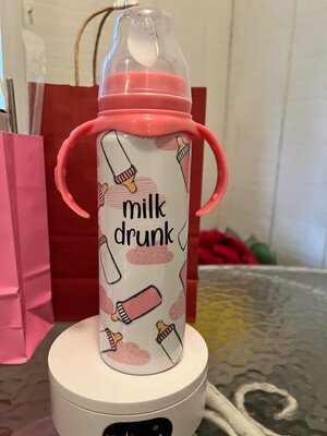 Milk Drunk Stainless Steel Baby Bottle