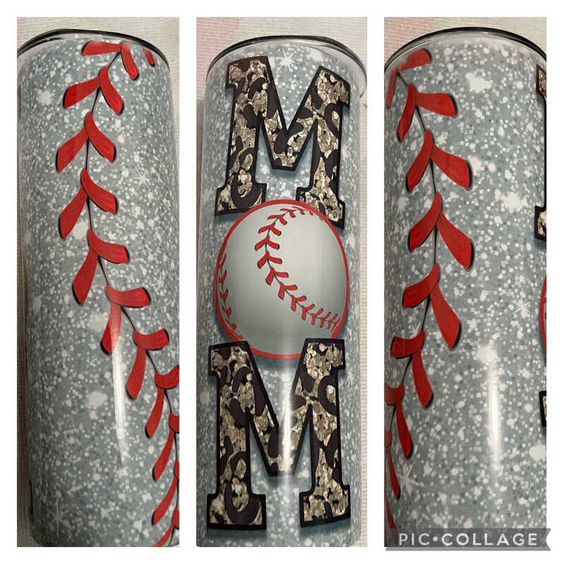 Baseball Mom Tumbler