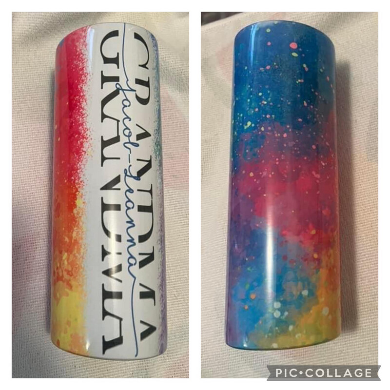 Colorful Grandma Personalized