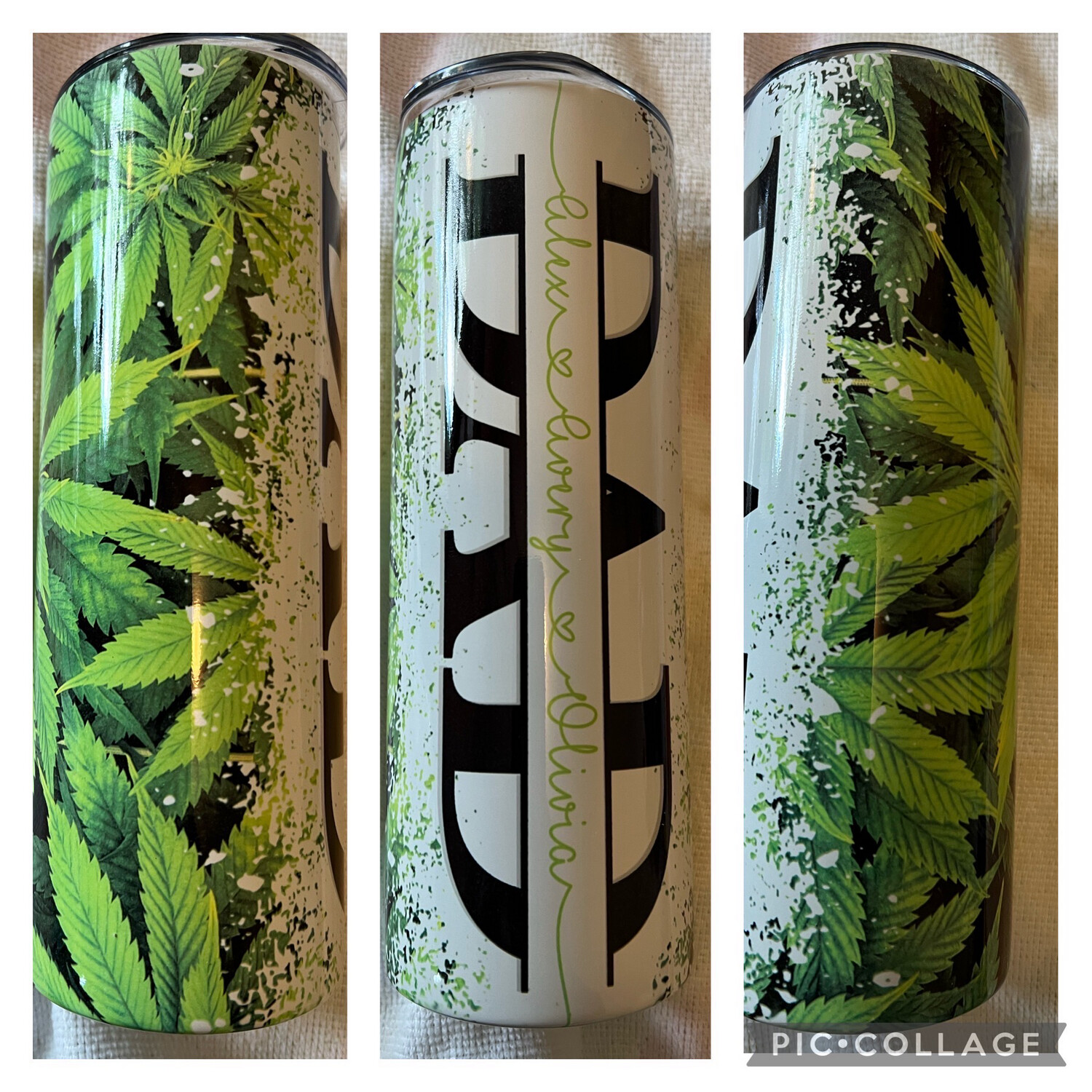 Marijuana dad personalized Tumbler