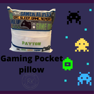 Gaming Pocket Pillow Case