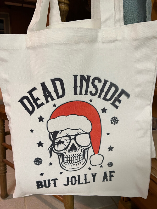 Dead Inside Tote Bag