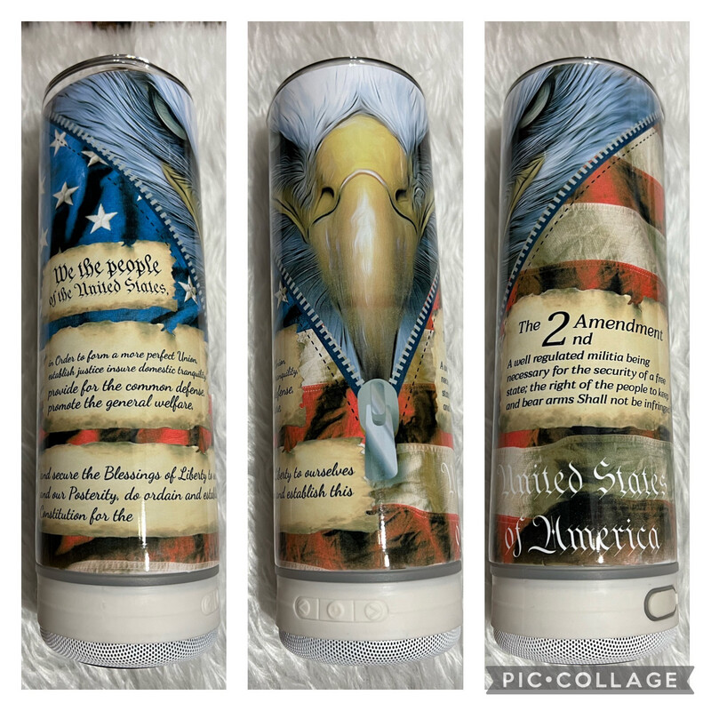 Speaker 20 Oz Tumbler 2nd Amendment