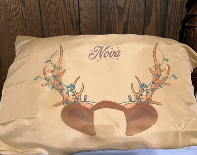 Reindeer Personalized Kids Pillowcase