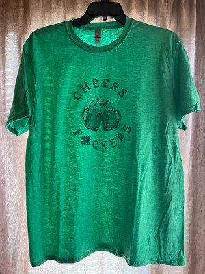 Cheers f-ers Sublimated T~shirt St Patrick’s day