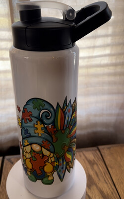Autism Gnome Stainless Steel Tumbler