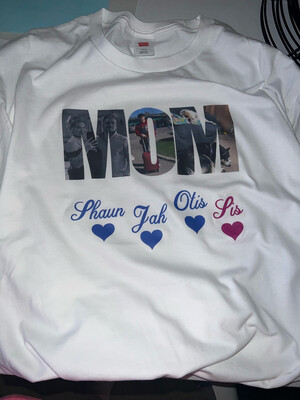 Personalized Picture Mom Shirt