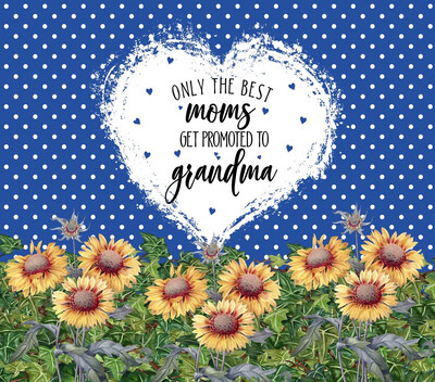 Promoted To grandma Sunflower Tumbler