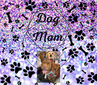 Dog Mom Purple Personalized