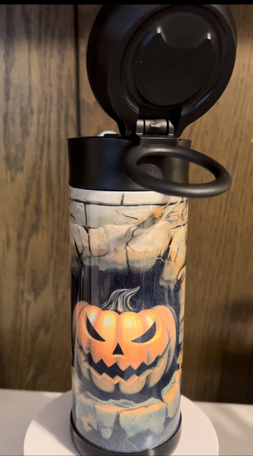 Pumpkin Spooky Black And Orange Children’s Halloween Tumbler