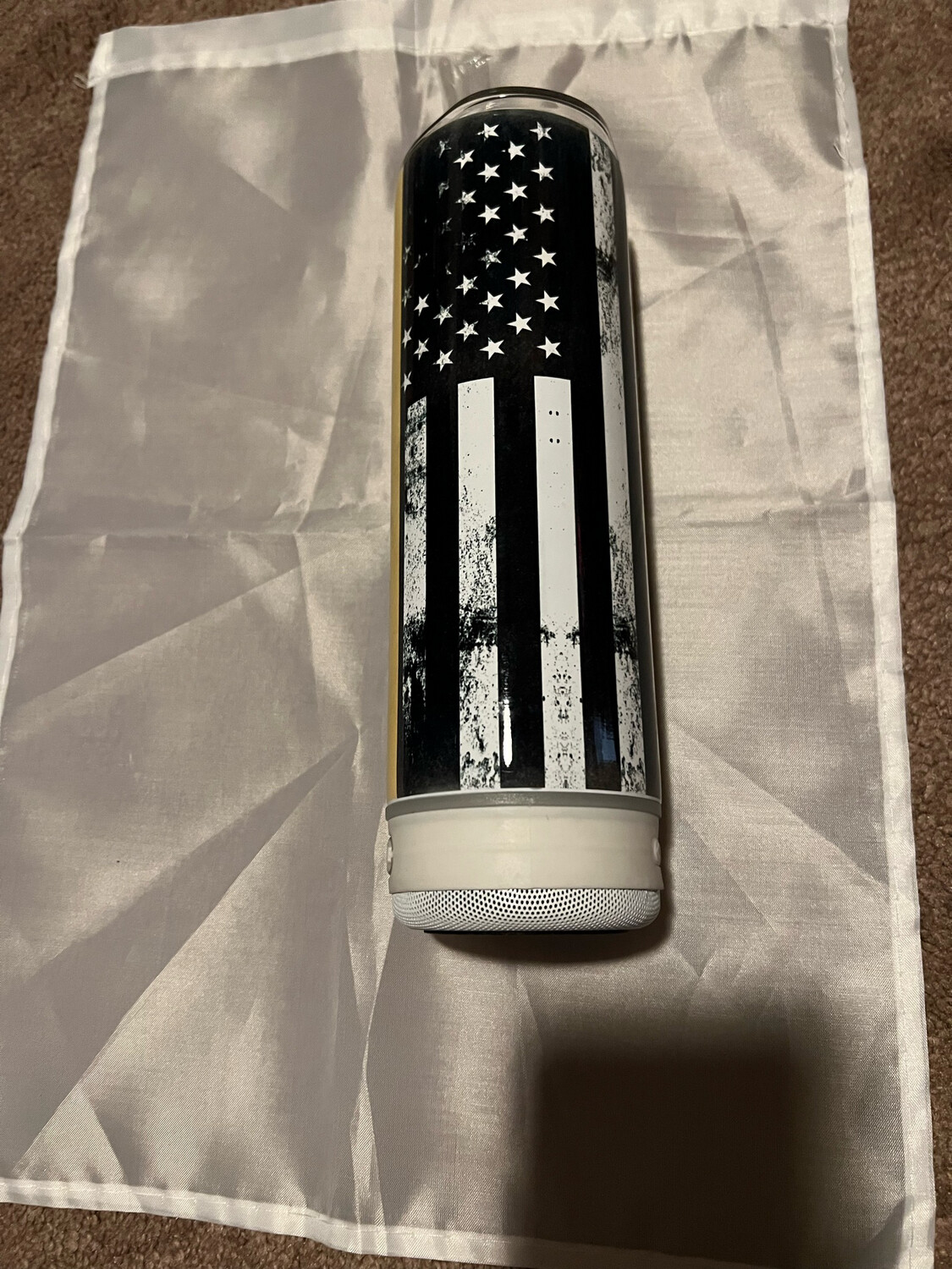 Don’t Tread On Me Stainless Steel Speaker Tumbler