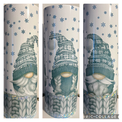 Gray Gnome 20 Oz Slide Lid Stainless Steel Tumbler