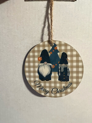Rustic Gnome Ornament