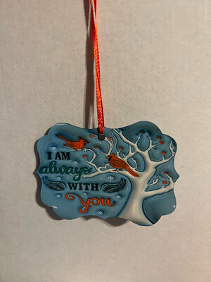 I Am Always With You Cardinal Ornament