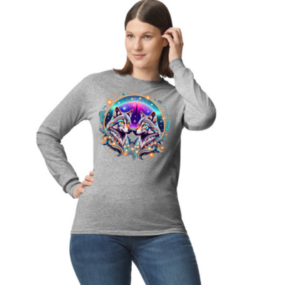 Adult Wolf long sleeve shirt