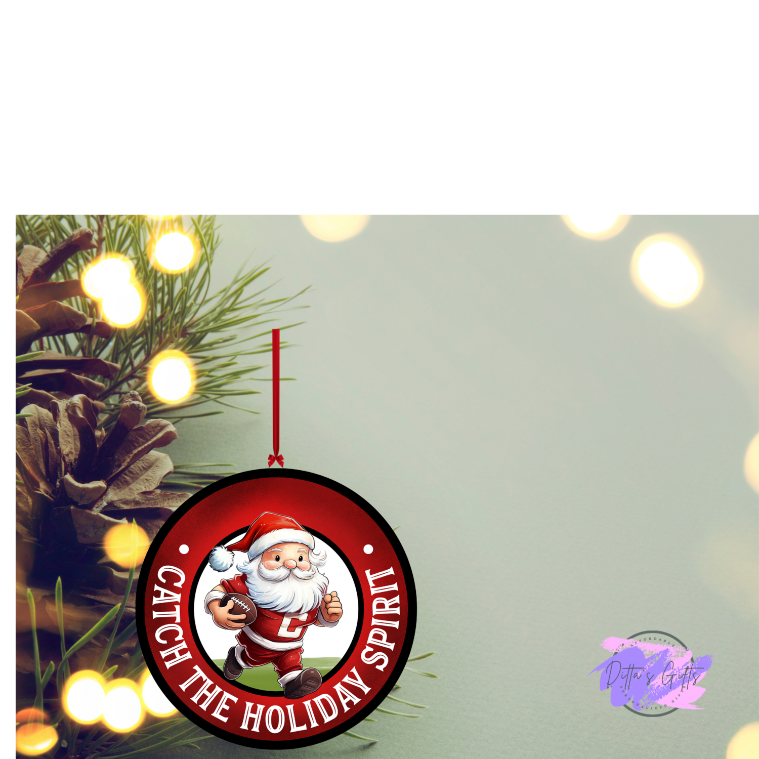 Football Catch The Holiday Spirit
