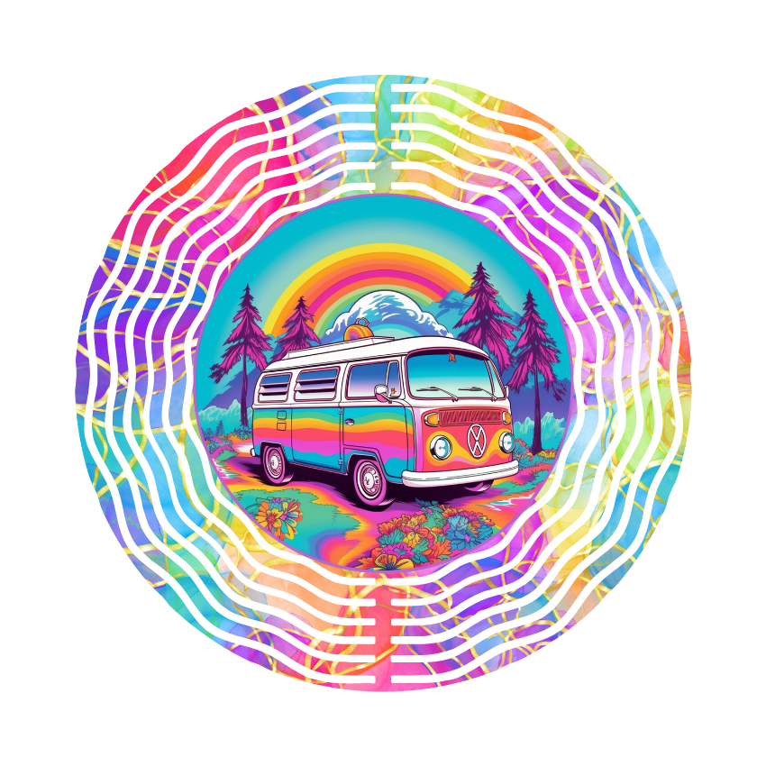 Groovy Van Wind Spinner