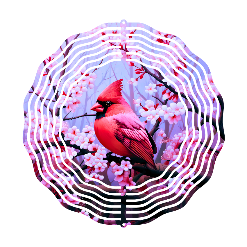 Cardinal 4 Wind Spinner