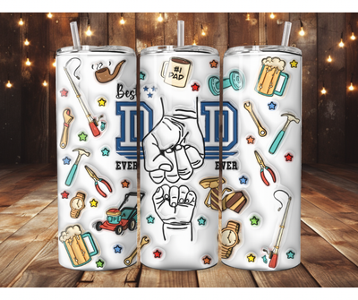 Dad fist Bump Tumbler 20 Oz Fathers Day Gift