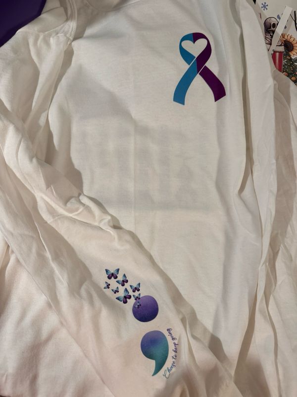 Suicide Awareness Choose To Keep Going Long Sleeve Shirt