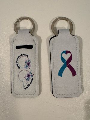 Suicide Awareness Seminar Colon Lip balm Keychain