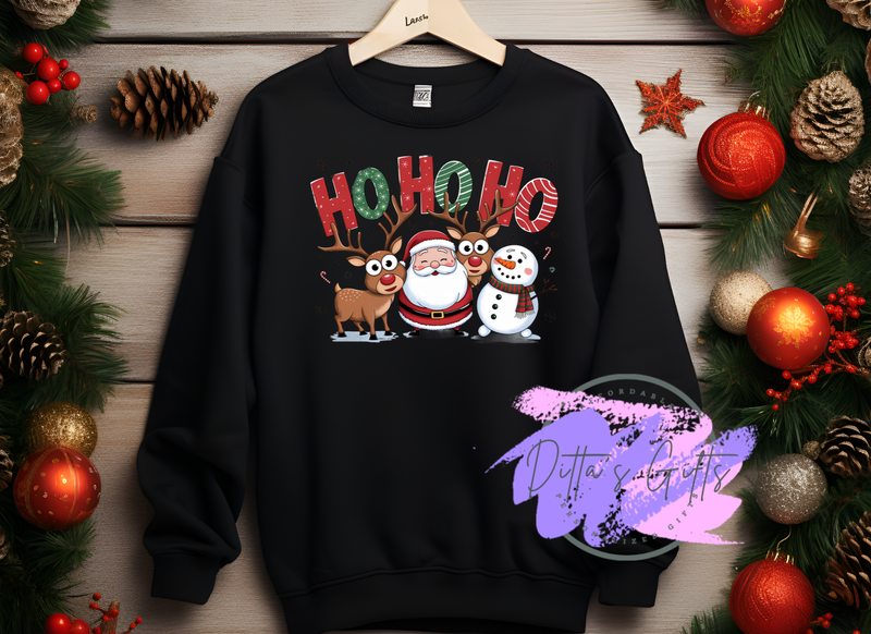Santa ho ho ho Crew neck