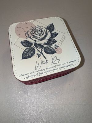 Zodiac Flower Travel Jewelry Box