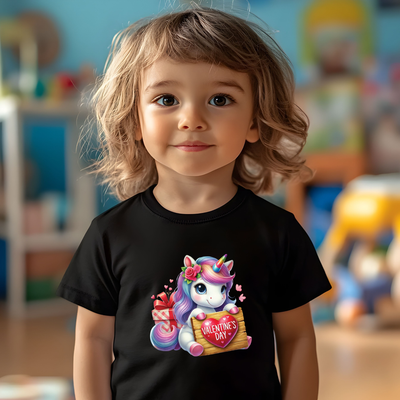 Unicorn Purple Valentine T Shirt