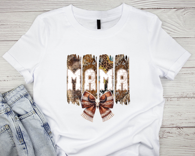 Mama Leopard Western Style T Shirt