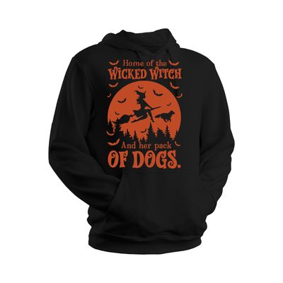 Witch Pack Of Dogs Halloween Crewneck Or Hoodie