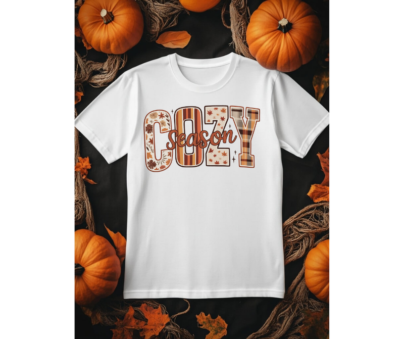 Cozy season quilt design 2025 shirt  children adult fall